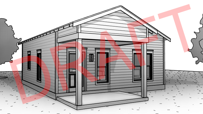 small footprint home draft plan