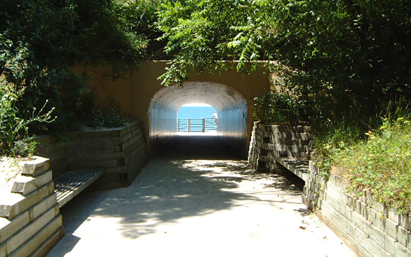 Tunnel to Lake Michigan