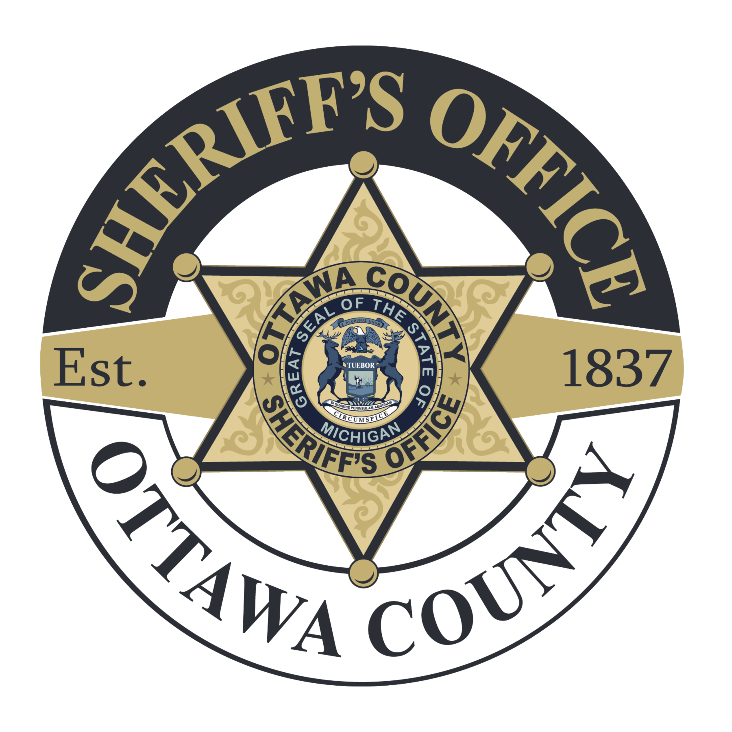OC Sheriffs Office Logo Ottawa County Sheriff's Badge